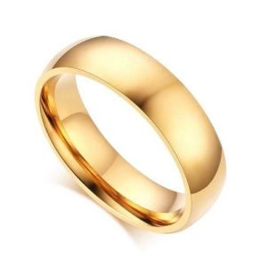 Band Rings | Mens Classic Ring Gold Band Rings Band Rings