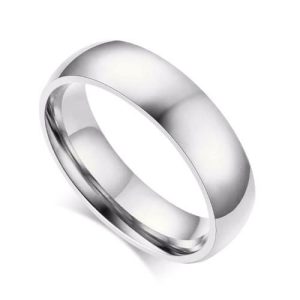 Band Rings | Mens Classic Ring Silver Band Rings Band Rings