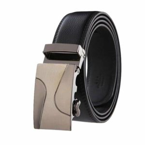 Belts | Mens Black Leather Suit Belt Accessories Belts