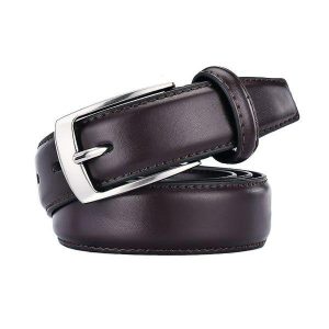 Belts | Mens Classic Brown Leather Belt Accessories Belts