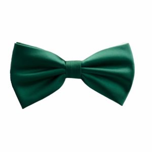 Bow ties | Mens Green Silk Pre-Tied Bow Tie Accessories Bow ties