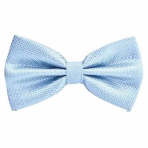 Bow ties | Mens Light Blue Deluxe Pre-Tied Bow Tie Accessories Bow ties