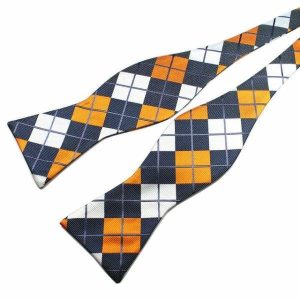 Bow ties | Mens Multi Checkered Silk Self-Tie Bow Tie Accessories Bow ties