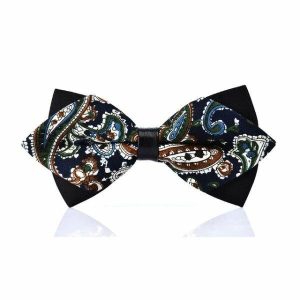 Bow ties | Mens Multicolor Paisley Pre-Tied Diamond Bow Tie Accessories Bow ties