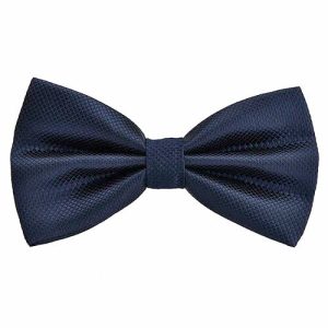 Bow ties | Mens Navy Blue Deluxe Pre-Tied Bow Tie Accessories Bow ties