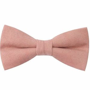 Bow ties | Mens Pink Cotton Pre-Tied Bow Tie Accessories Bow ties