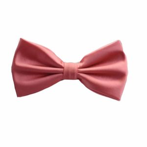 Bow ties | Mens Pink Silk Pre-Tied Bow Tie Accessories Bow ties