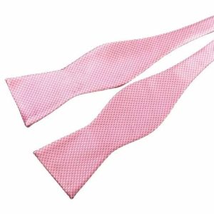 Bow ties | Mens Pink Silk Self-Tie Bow Tie Accessories Bow ties