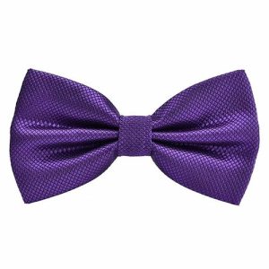 Bow ties | Mens Purple Deluxe Pre-Tied Bow Tie Accessories Bow ties