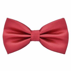 Bow ties | Mens Red Deluxe Pre-Tied Bow Tie Accessories Bow ties