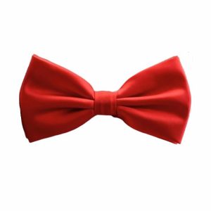 Bow ties | Mens Red Silk Pre-Tied Bow Tie Accessories Bow ties