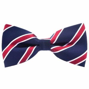 Bow ties | Mens Red Striped Bow Tie Accessories Bow ties