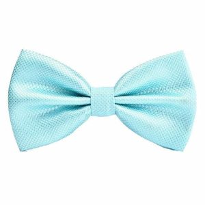 Bow ties | Mens Turquoise Deluxe Pre-Tied Bow Tie Accessories Bow ties