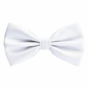 Bow ties | Mens White Deluxe Pre-Tied Bow Tie Accessories Bow ties