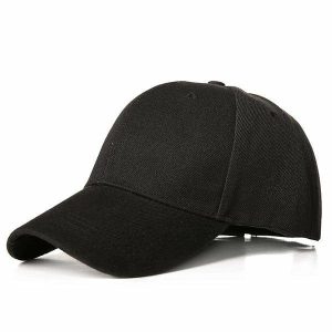 Caps & Hats | Mens Black Basic Cap Accessories Caps & Hats