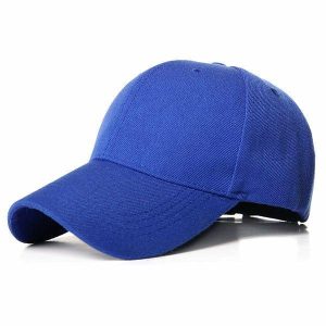 Caps & Hats | Mens Bright Blue Basic Cap Accessories Caps & Hats