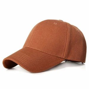 Caps & Hats | Mens Burnt Orange Basic Cap Accessories Caps & Hats