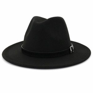 Caps & Hats | Mens Classic Black Fedora Accessories Caps & Hats