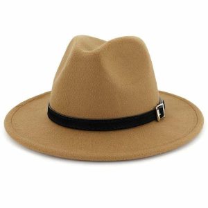 Caps & Hats | Mens Classic Camel Fedora Accessories Caps & Hats