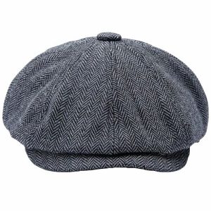 Caps & Hats | Mens Grey Vintage Newsboy Cap Accessories Caps & Hats