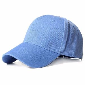 Caps & Hats | Mens Sky Blue Basic Cap Accessories Caps & Hats