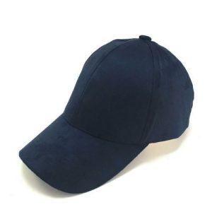 Caps & Hats | Mens Suede Cap Navy Blue Accessories Caps & Hats