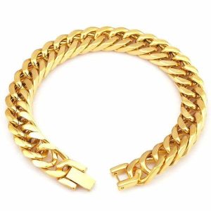 Chain Bracelets | Mens Gold Chain Bracelet Bracelets Chain Bracelets