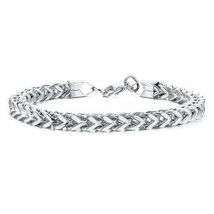 Chain Bracelets | Mens Silver Foxtail Bracelet Bracelets Chain Bracelets