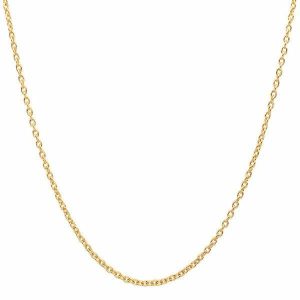 Chains | Mens 2.4mm Gold Rolo Chain Necklace Accessories Chains