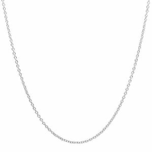 Chains | Mens 2.4mm Silver Rolo Chain Necklace Accessories Chains