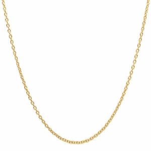 Chains | Mens 3mm Gold Rolo Chain Necklace Accessories Chains