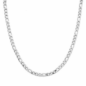 Chains | Mens 3mm Silver Figaro Chain Necklace Accessories Chains