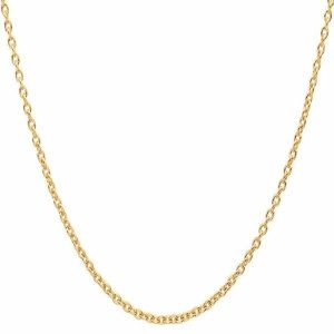 Chains | Mens 4mm Gold Rolo Chain Necklace Accessories Chains