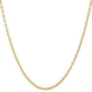 Chains | Mens 5mm Gold Rolo Chain Necklace Accessories Chains