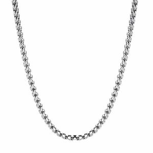 Chains | Mens 5mm Silver Box Chain Necklace Accessories Chains