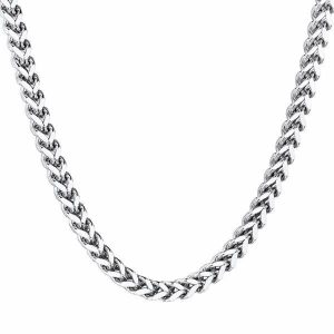 Chains | Mens 5mm Silver Franco Chain Necklace Accessories Chains