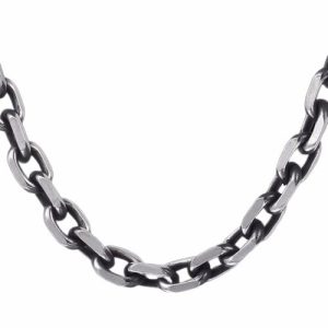 Chains | Mens 6mm Antique Cable Chain Necklace Accessories Chains