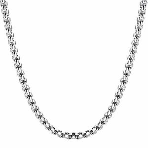 Chains | Mens 6mm Silver Box Chain Necklace Accessories Chains