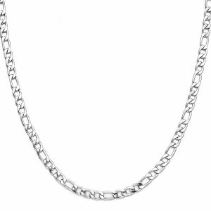 Chains | Mens 6mm Silver Figaro Chain Necklace Accessories Chains