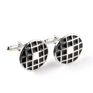 Cufflinks | Mens Cufflinks Obsidian Rhombus Accessories Cufflinks