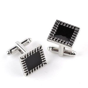 Cufflinks | Mens Cufflinks Vintage Platinum Accessories Cufflinks