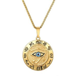 Pendants | Mens Gold Eye Of Horus Pendant Necklace Accessories Mens