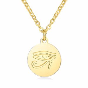 Pendants | Mens Gold Eye Of Ra Pendant Necklace Accessories Mens