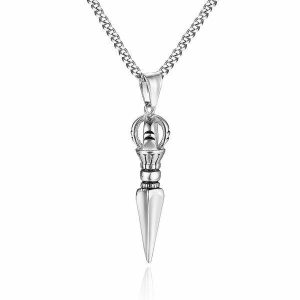 Pendants | Mens Silver Dagger Pendant Necklace Accessories Mens