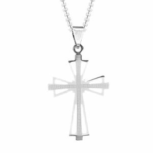 Pendants | Mens Silver Designer Templar Cross Pendant Necklace Accessories Mens