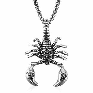 Pendants | Mens Stainless Steel Scorpion Pendant Necklace Accessories Mens