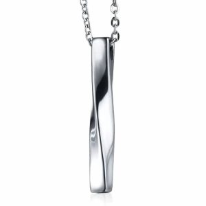 Pendants | Mens Twisted Bar Pendant Necklace Accessories Mens