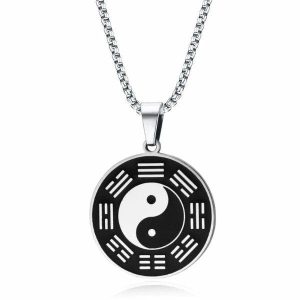 Pendants | Mens Yin Yang Pendant Necklace Accessories Mens