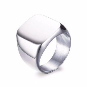 Signet Rings | Mens Silver Ring Dress Rings Dress Rings