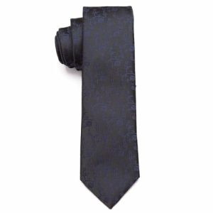 Ties | Mens Black Floral Skinny Tie Accessories Mens